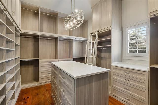 custom built closet in LA